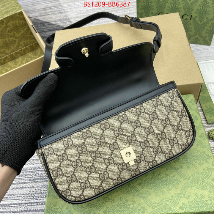 Gucci Bags(TOP)-Horsebit- designer high replica ID: BB6387 $: 209USD,