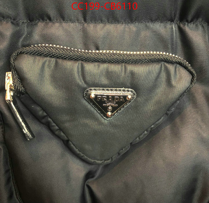 Down jacket Women-Prada replica 1:1 high quality ID: CB6110 $: 199USD