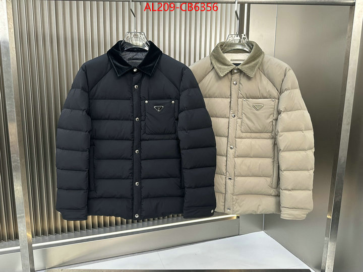 Down jacketMen-Prada cheap online best designer ID: CB6356 $: 209USD