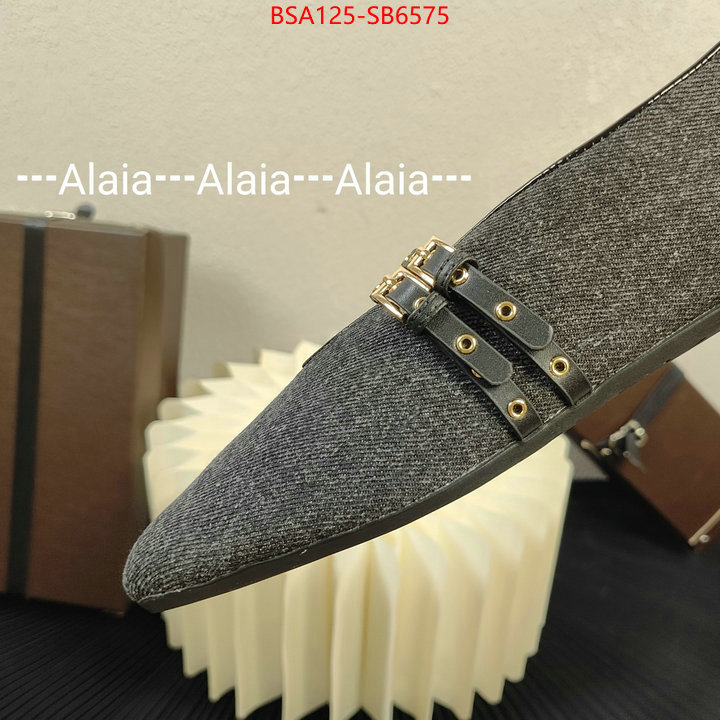 Women Shoes-ALAIA buy cheap ID: SB6575 $: 125USD