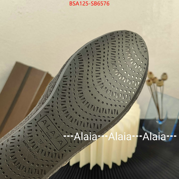 Women Shoes-ALAIA wholesale 2024 replica ID: SB6576 $: 125USD