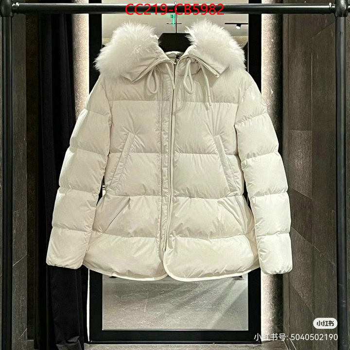 Down jacket Women-Monmouth fake aaaaa ID: CB5982 $: 219USD