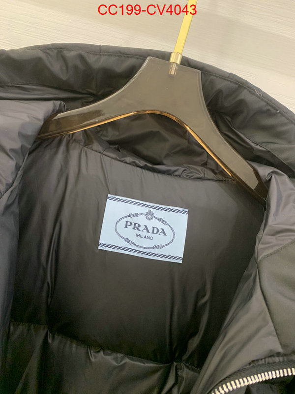 Down jacket Women-Prada top designer replica ID: CV4043 $: 199USD