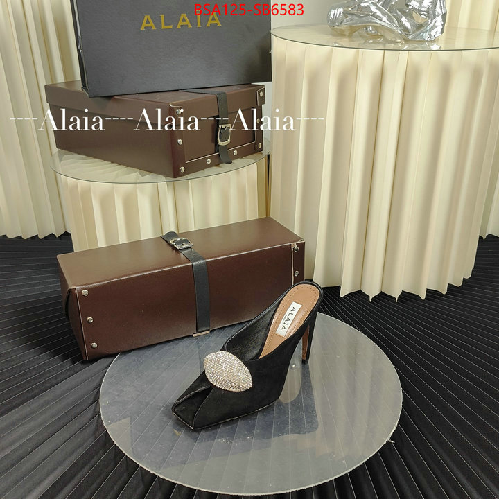 Women Shoes-ALAIA luxury 7 star replica ID: SB6583 $: 125USD