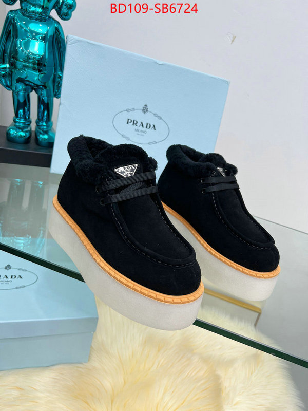 Women Shoes-Prada where quality designer replica ID: SB6724 $: 109USD