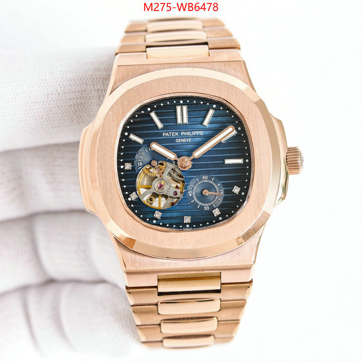 Watch(TOP)-Patek Philippe high quality replica designer ID: WB6478 $: 275USD