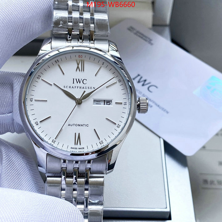 Watch(TOP)-IWC fashion designer ID: WB6660 $: 195USD