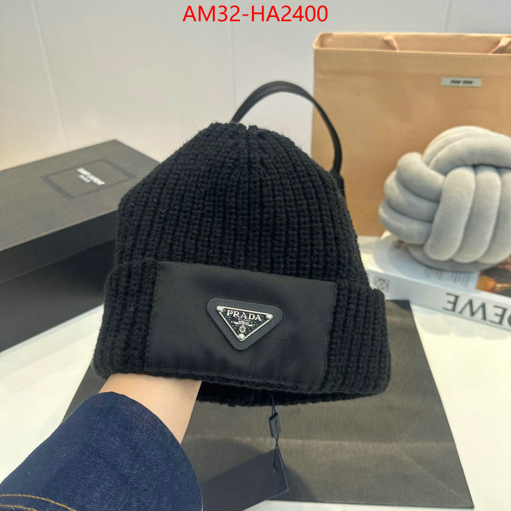 Cap (Hat)-Prada buy high quality cheap hot replica ID: HA2400 $: 32USD