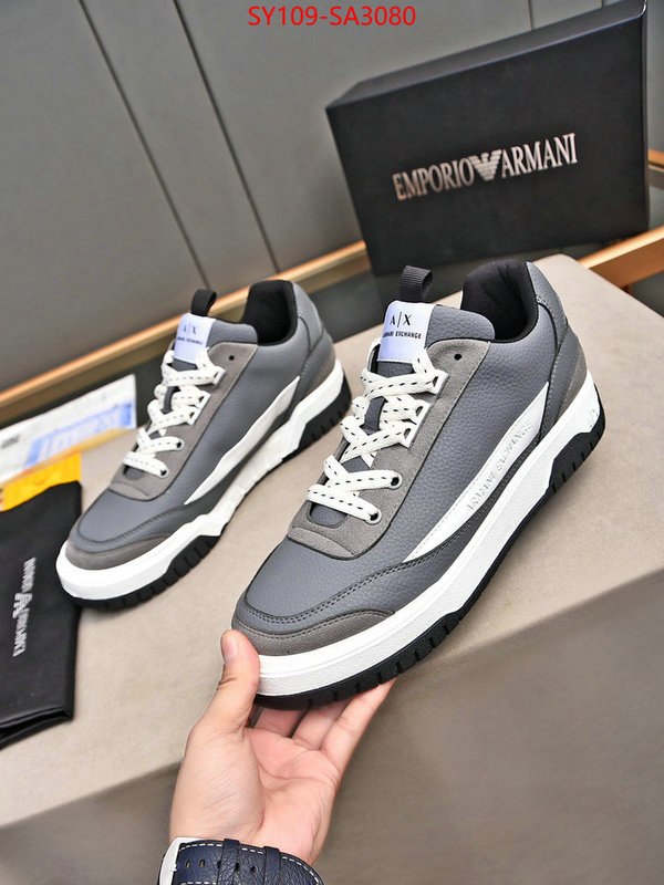 Men shoes-Armani wholesale 2024 replica ID: SA3080 $: 109USD