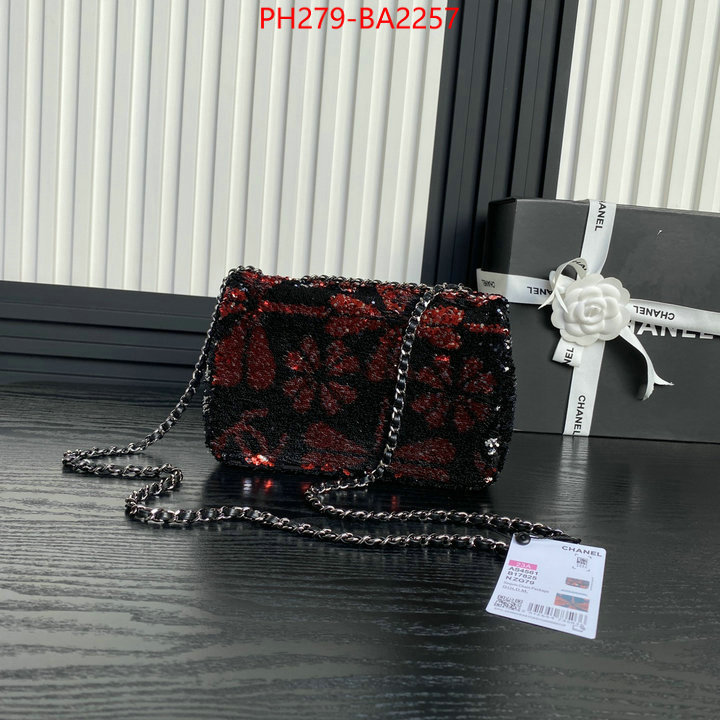 Chanel Bags(TOP)-Crossbody- replica aaaaa designer ID: BA2257 $: 279USD,