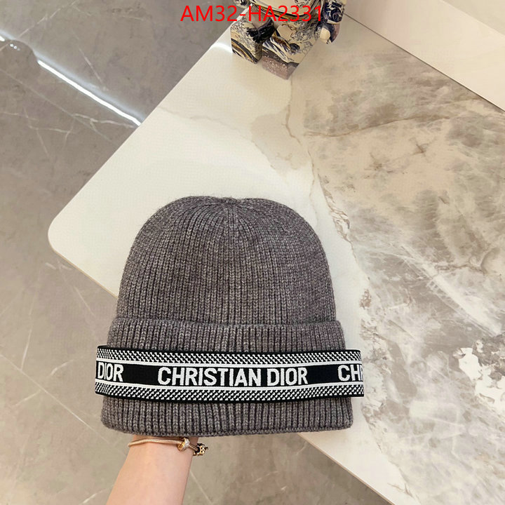 Cap (Hat)-Dior brand designer replica ID: HA2331 $: 32USD