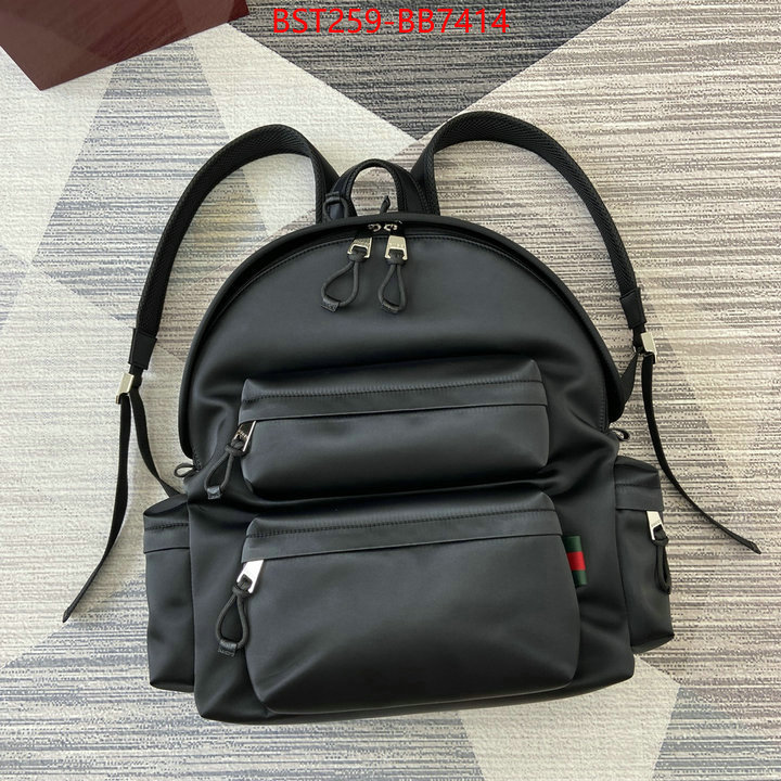 Gucci Bags(TOP)-Backpack- 1:1 ID: BB7414 $: 259USD,