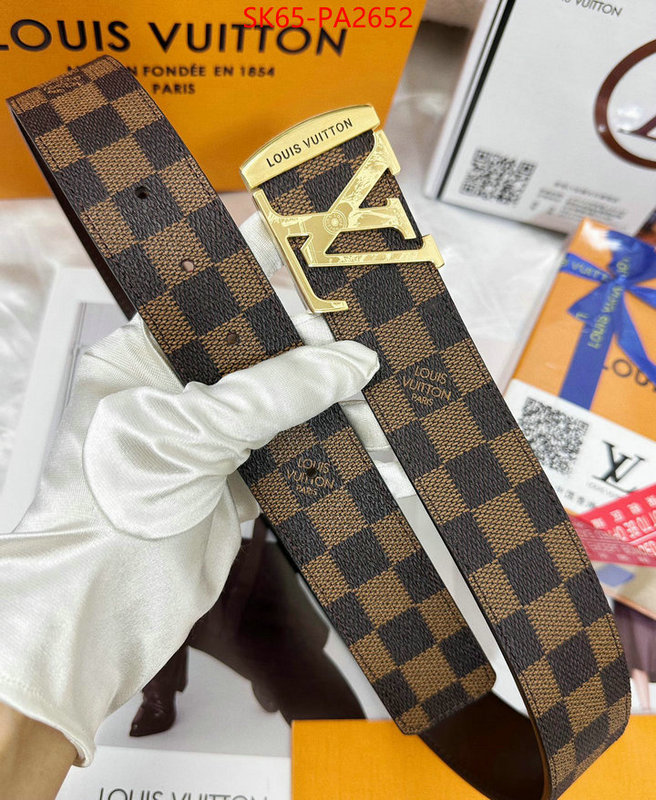 Belts-LV high quality happy copy ID: PA2652 $: 65USD