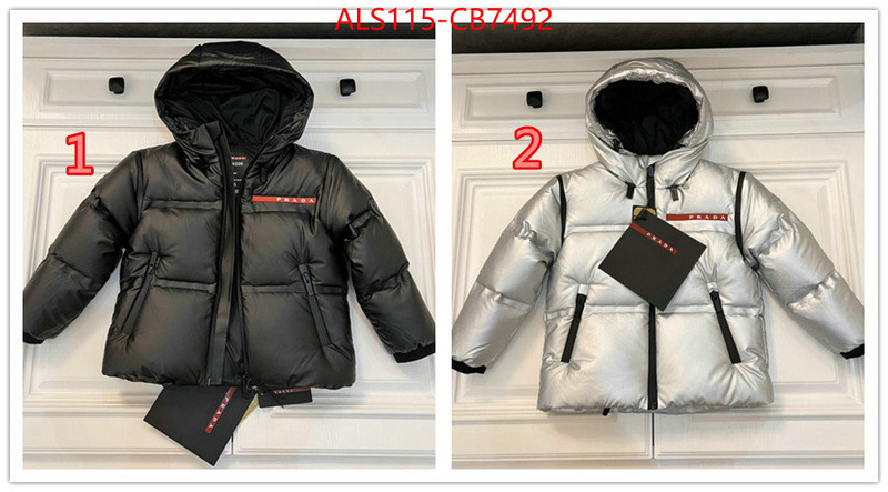 Kids clothing-Down jacket best replica 1:1 ID: CB7492 $: 115USD