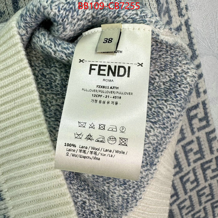 Clothing-Fendi the top ultimate knockoff ID: CB7255 $: 109USD