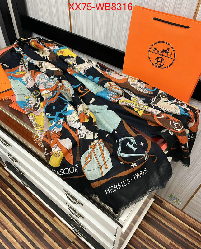 Scarf-Hermes buying replica ID: MB8316 $: 75USD