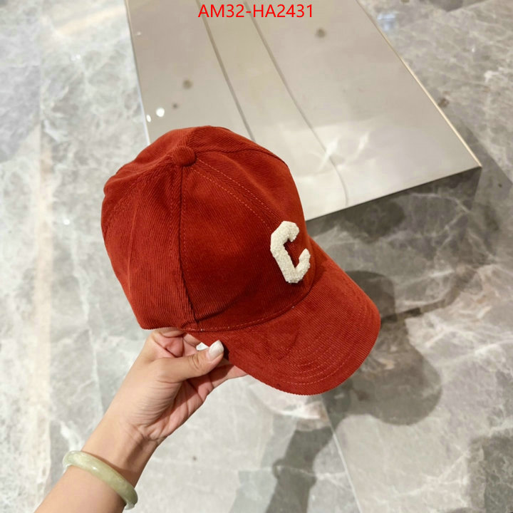 Cap(Hat)-Celine where quality designer replica ID: HA2431 $: 32USD