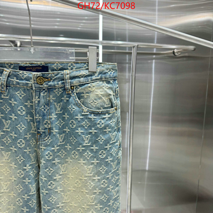 Clothing-LV designer 1:1 replica ID: KC7098 $: 72USD