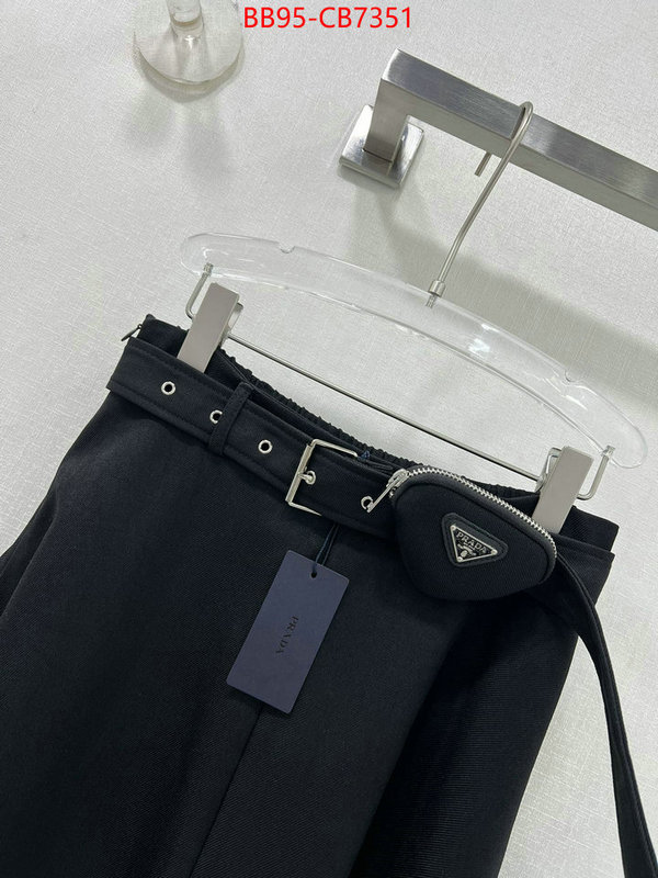 Clothing-Prada high-end designer ID: CB7351 $: 95USD