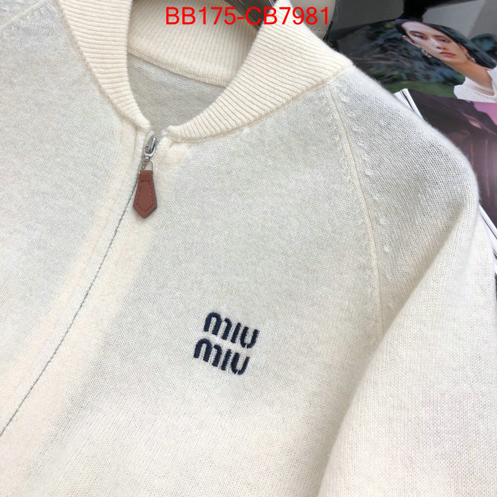 Clothing-MIU MIU unsurpassed quality ID: CB7981 $: 175USD