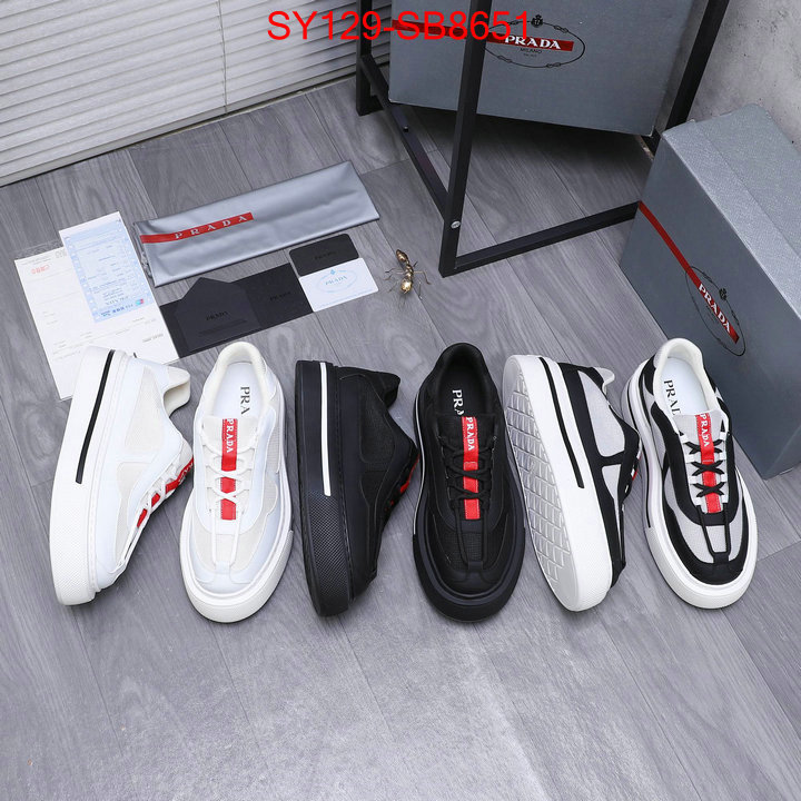 Men shoes-Prada replica aaaaa+ designer ID: SB8651 $: 129USD