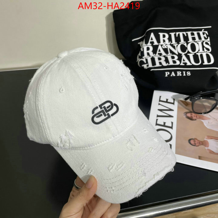 Cap(Hat)-Balenciaga buy best quality replica ID: HA2419 $: 32USD