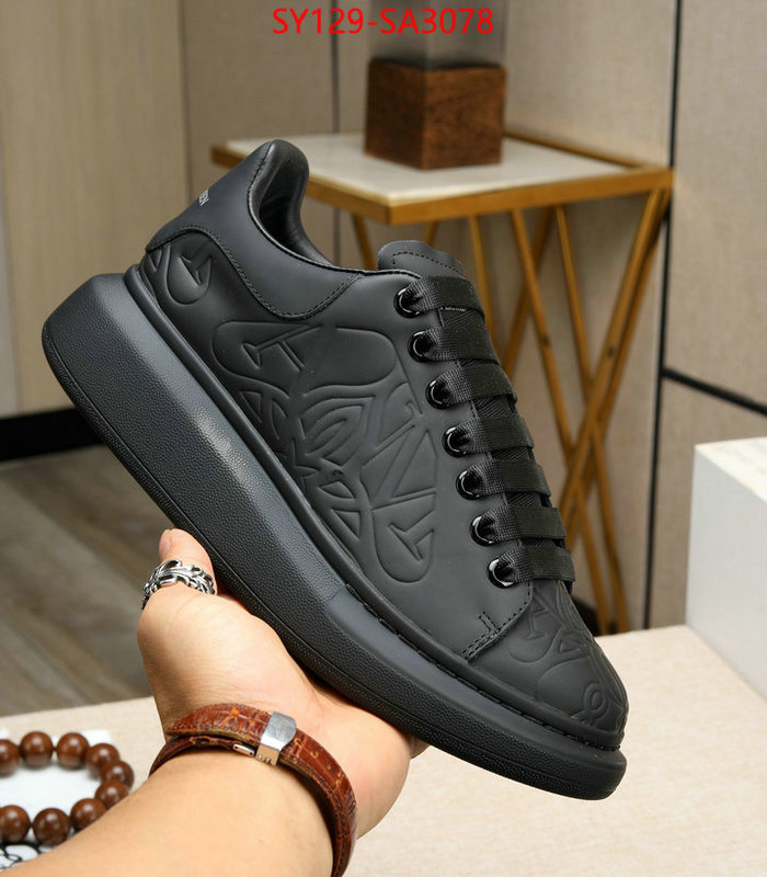 Men Shoes-Alexander McQueen top quality designer replica ID: SA3078 $: 129USD