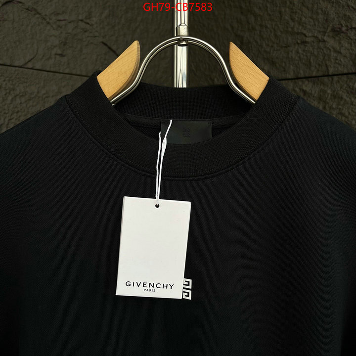 Clothing-Givenchy perfect quality designer replica ID: CB7583 $: 79USD