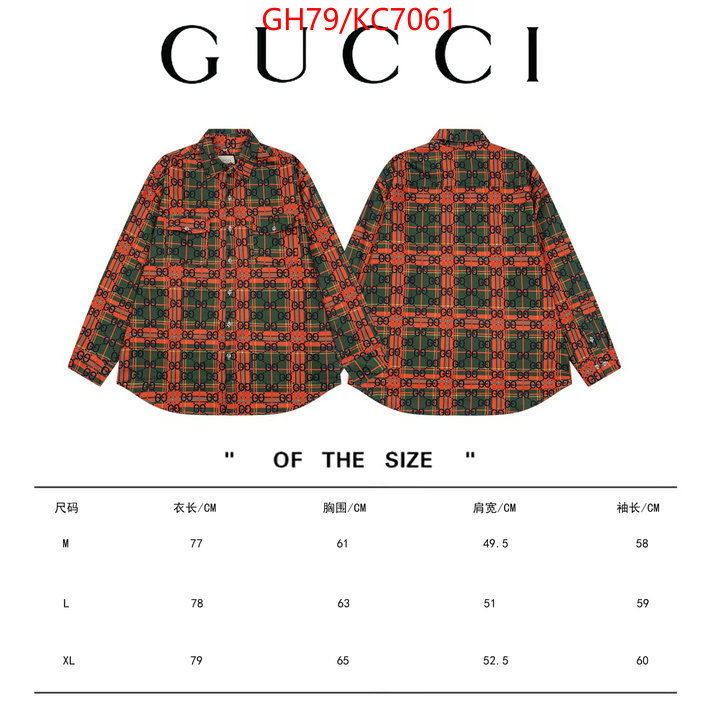 Clothing-Gucci cheap ID: KC7061 $: 79USD