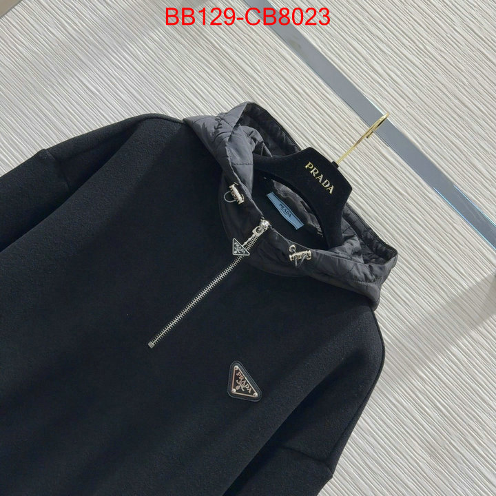 Clothing-Prada replica aaaaa designer ID: CB8023 $: 129USD