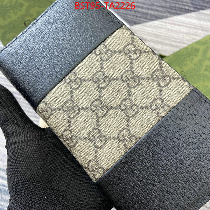 Gucci Bags(TOP)-Wallet- best quality fake ID: TA2226 $: 95USD,