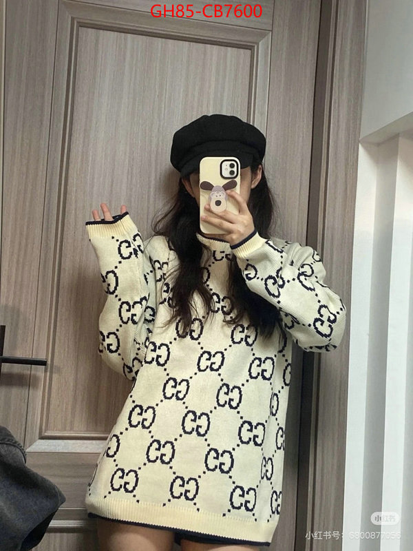 Clothing-Gucci where should i buy to receive ID: CB7600 $: 85USD