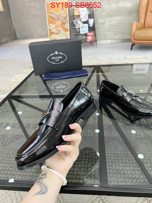 Men shoes-Prada high quality replica designer ID: SB8652 $: 189USD