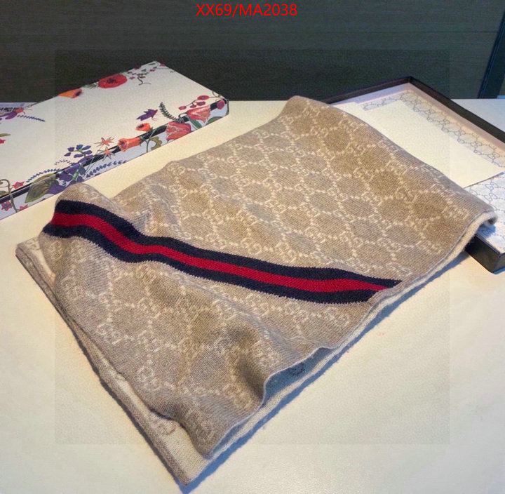 Scarf-Gucci outlet 1:1 replica ID: MA2038 $: 69USD