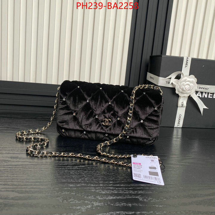 Chanel Bags(TOP)-Crossbody- 1:1 clone ID: BA2258 $: 239USD,