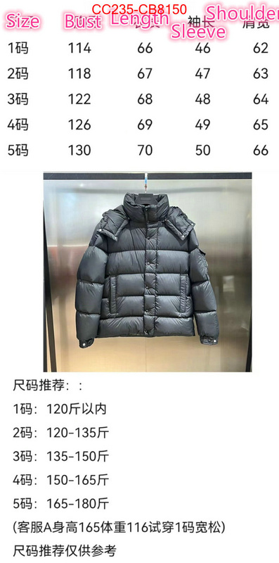 Down jacket Men-Monmouth designer wholesale replica ID: CB8150 $: 235USD