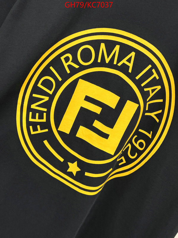 Clothing-Fendi best luxury replica ID: KC7037 $: 79USD