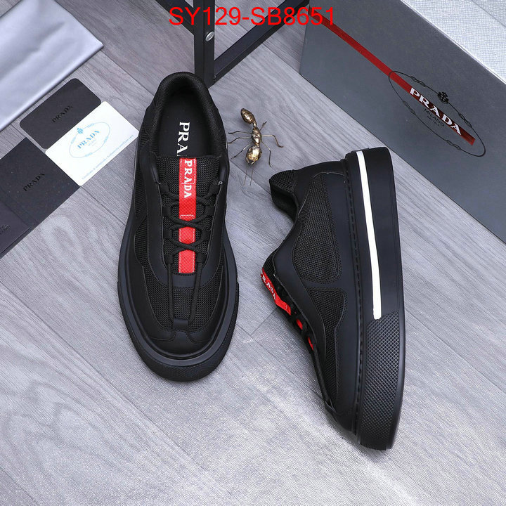 Men shoes-Prada replica aaaaa+ designer ID: SB8651 $: 129USD