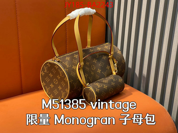 LV Bags(TOP)-Handbag Collection- perfect quality ID: BA2243 $: 185USD,