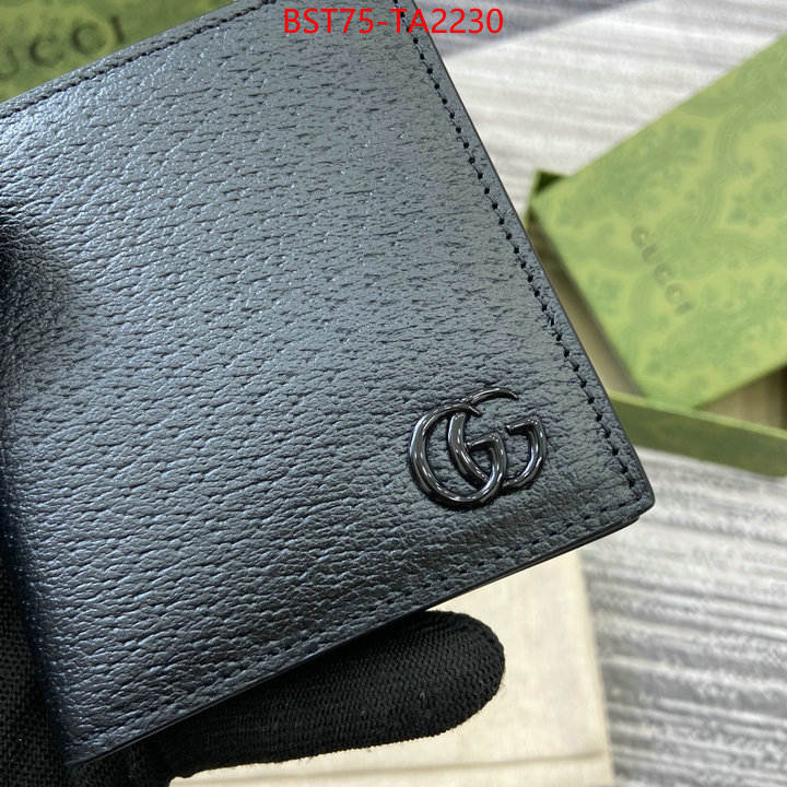 Gucci Bags(TOP)-Wallet- high quality perfect ID: TA2230 $: 75USD,