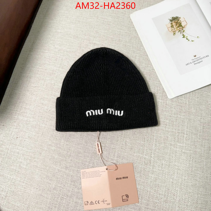 Cap(Hat)-Miu Miu replica 2024 perfect luxury ID: HA2360 $: 32USD