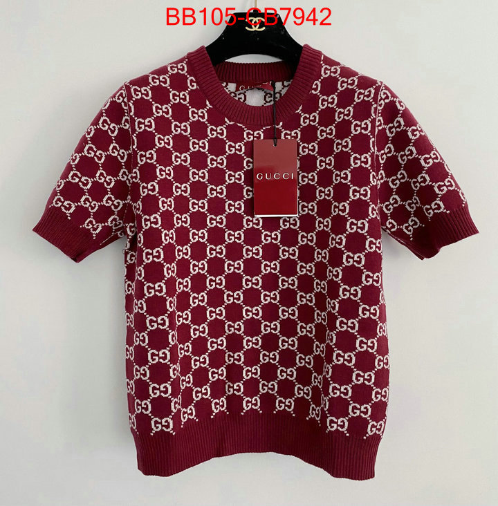 Clothing-Gucci china sale ID: CB7942 $: 105USD