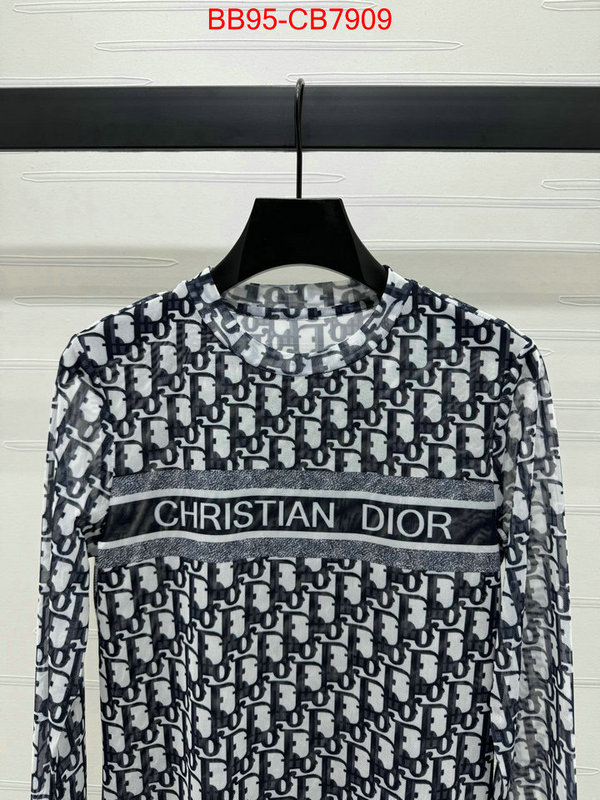 Clothing-Dior high quality online ID: CB7909 $: 95USD