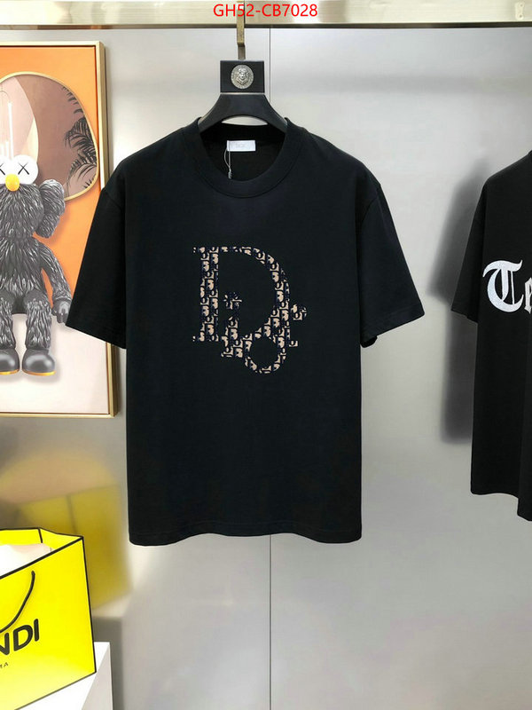 Clothing-Dior top brands like ID: CB7028 $: 52USD