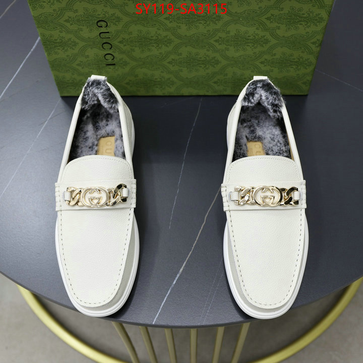 Men Shoes-Gucci 2024 replica wholesale cheap sales online ID: SA3115 $: 119USD