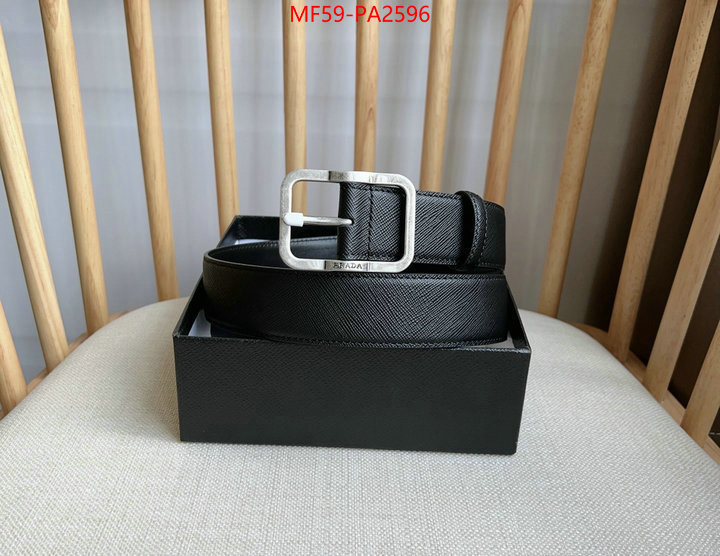 Belts-Prada luxury cheap replica ID: PA2596 $: 59USD