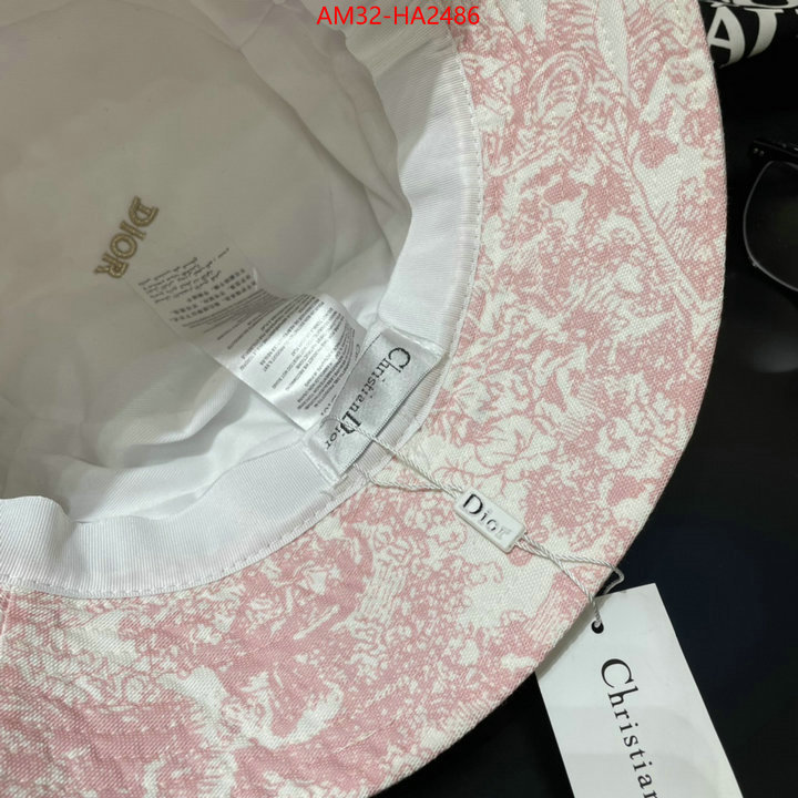 Cap (Hat)-Dior 1:1 replica wholesale ID: HA2486 $: 32USD