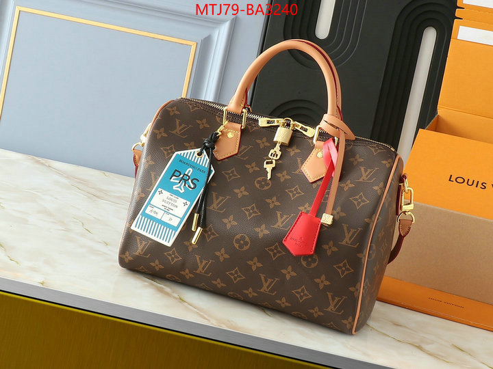 LV Bags(4A)-Speedy- 2024 replica ID: BA3240 $: 79USD,