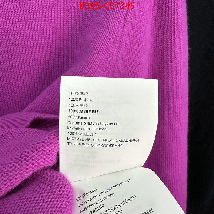 Clothing-Prada 2024 perfect replica designer ID: CB7345 $: 95USD