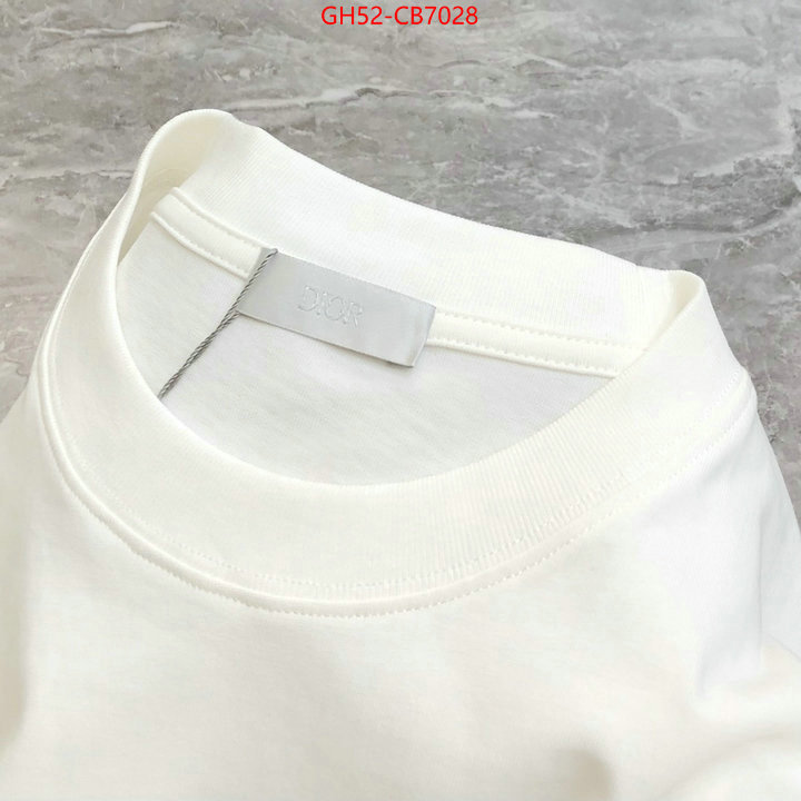 Clothing-Dior top brands like ID: CB7028 $: 52USD